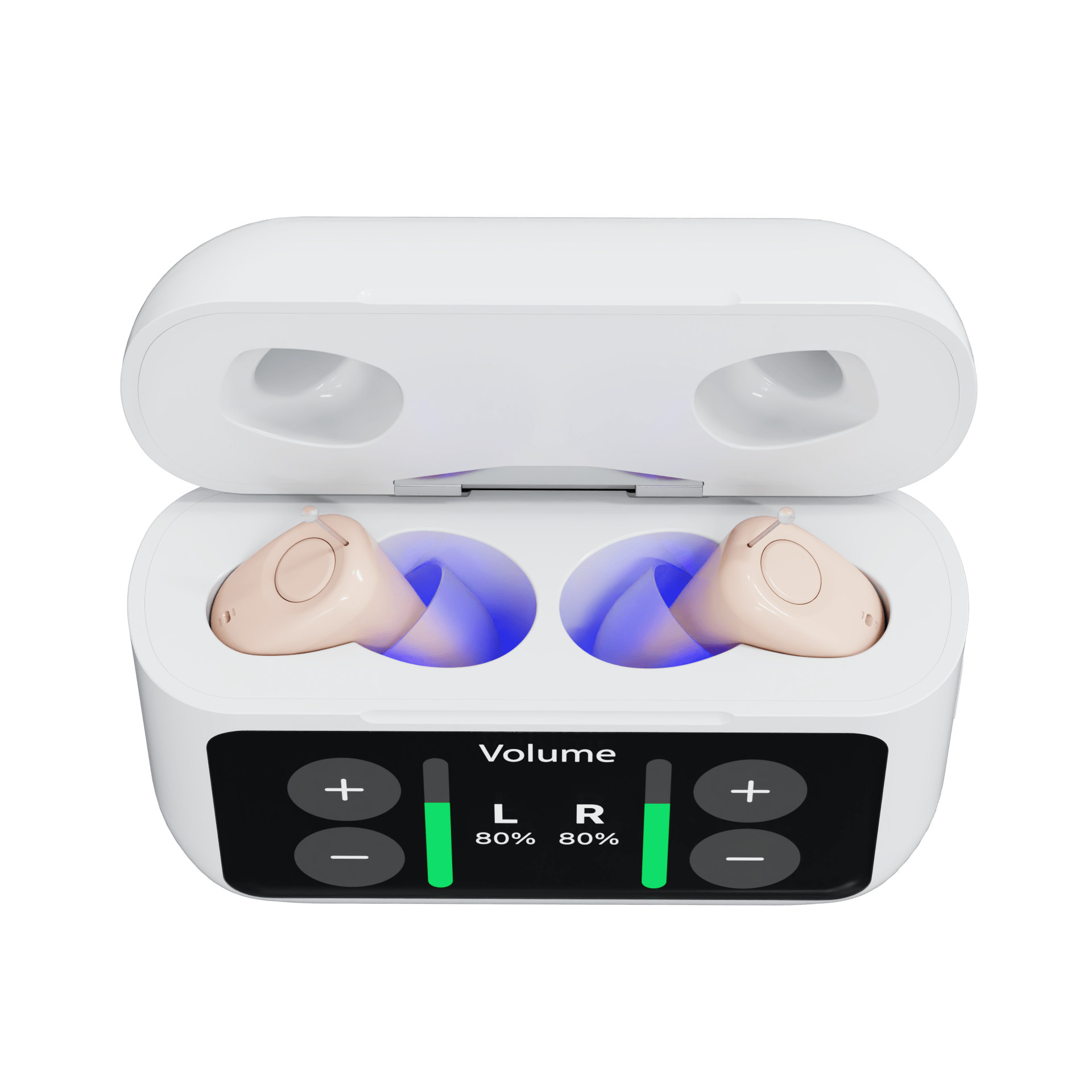 Smart rechargeable hearing aids