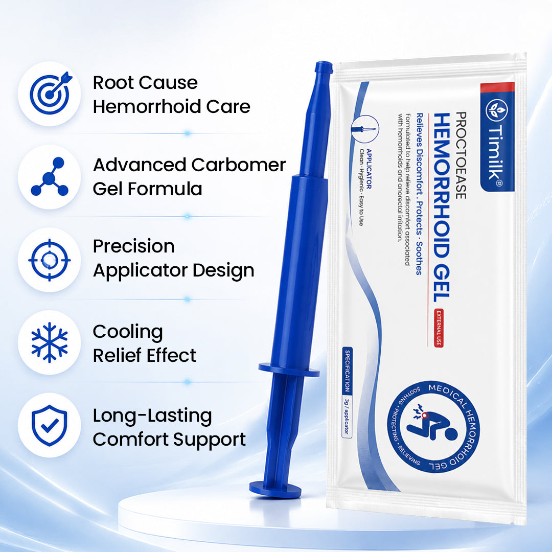 Timilk® ProctoEase Hemorrhoid Gel.