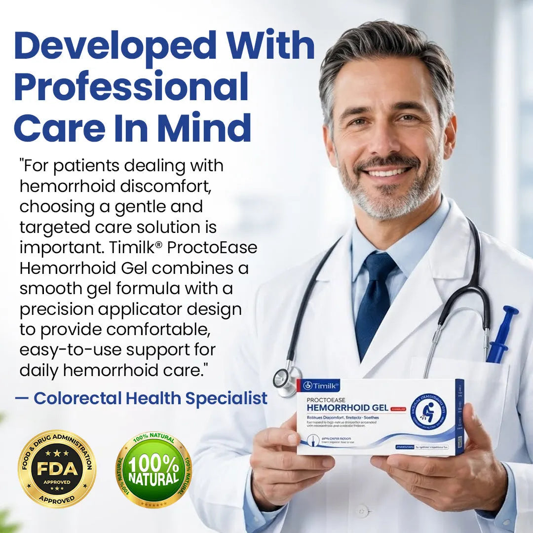 Timilk® ProctoEase Hemorrhoid Gel.