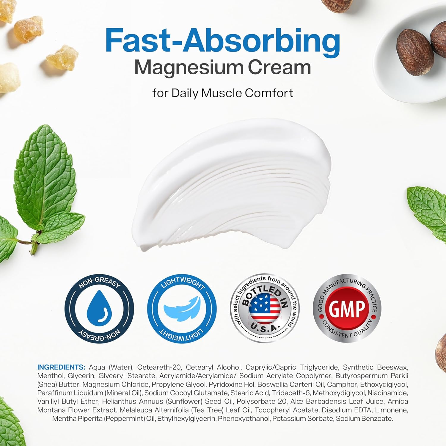 Fast absorbing Magnesium Freeze cream